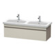 Duravit Meuble sous-lavabo DuraStyle 123x44,8x39,8 cm, 1 A, B g/d, taupe/bas ma-1