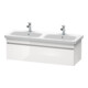Duravit Meuble sous-lavabo DuraStyle 123x44,8x39,8 cm, 1 A, B g/d, taupe/bas ma