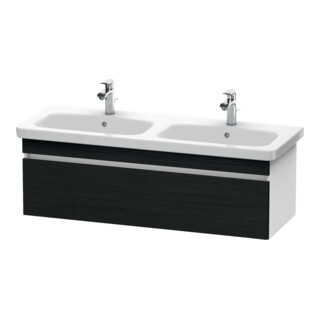 Duravit Meuble sous-lavabo DuraStyle 123x44,8x39,8 cm, 1 tiroir, B d/g, blanc oeuf/blanc mat