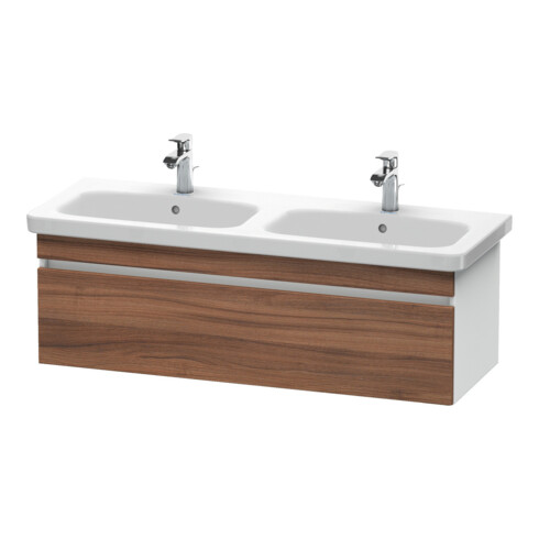 Duravit Meuble sous-lavabo DuraStyle 123x44,8x39,8 cm, 1 tiroir, B gauche/droite, N blanc/bois mat