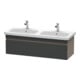 Duravit Meuble sous-lavabo DuraStyle 123x44,8x39,8 cm, 1 tiroir, gris m/ba ma-1
