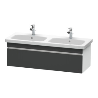 Duravit Meuble sous-lavabo DuraStyle 123x44,8x39,8 cm, 1 tiroir, gris m/we ma