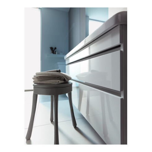 Duravit Meuble sous-lavabo DuraStyle 123x44,8x61 cm, 2 tiroirs, blanc brillant