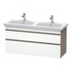 Duravit Meuble sous lavabo DuraStyle 123x44,8x61 cm, 2 tiroirs, blanc, gauche/droite-1