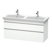 Duravit Meuble sous-lavabo DuraStyle 123x44,8x61 cm, 2 tiroirs, gauche/droite, blanc mat-1