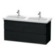 Duravit Meuble sous lavabo DuraStyle 123x44,8x61cm, 2 tiroirs, gauche/droite, blanc œuf-1