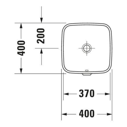 Duravit Meuble sous-lavabo DuraStyle 37x37 cm, EB v bas, sans HL, HLB, avec ÜL, blanc