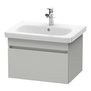 Duravit Meuble sous-lavabo DuraStyle 58x44,8 cm, béton gris, 1 tiroir, suspendu