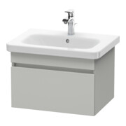 Duravit Meuble sous-lavabo DuraStyle 58x44,8 cm, béton gris, 1 tiroir, suspendu-1