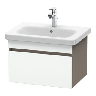 Duravit Meuble sous lavabo DuraStyle 58x44,8 cm, blanc, 1 tiroir, suspendu