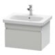 Duravit Meuble sous-lavabo DuraStyle 58x44,8 cm, blanc mat, 1 tiroir, suspendu-1
