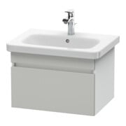 Duravit Meuble sous-lavabo DuraStyle 58x44,8 cm, blanc mat, 1 tiroir, suspendu