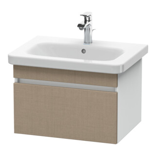 Duravit Meuble sous-lavabo DuraStyle 58x44,8 cm, blanc mat, 1 tiroir, suspendu