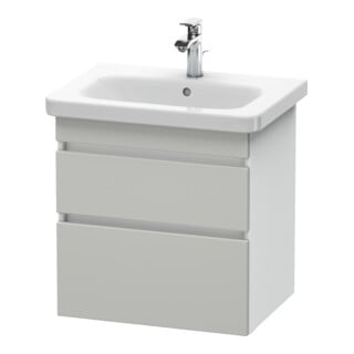 Duravit Meuble sous-lavabo DuraStyle 58x44,8 cm, blanc mat, 2 tiroirs, suspendu