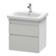 Duravit Meuble sous-lavabo DuraStyle 58x44,8 cm, blanc mat, 2 tiroirs, suspendu-1