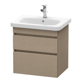 Duravit Meuble sous-lavabo DuraStyle 58x44,8 cm, blanc mat, 2 tiroirs, suspendu