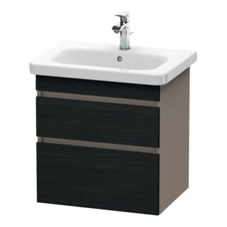 Duravit Meuble sous lavabo DuraStyle 58x44,8 cm, blanc mat, 2 tiroirs, suspendu