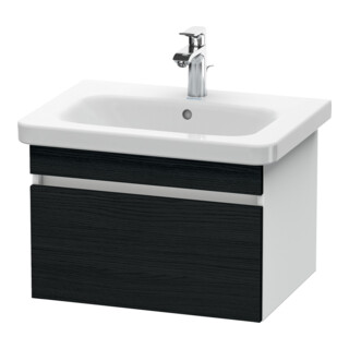 Duravit Meuble sous lavabo DuraStyle 58x44,8 cm, blanc œuf/blanc, 1 tiroir, suspendu