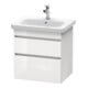 Duravit Meuble sous-lavabo DuraStyle 58x44,8 cm, bois clair, 2 tiroirs, suspendu