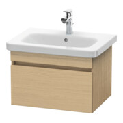 Duravit Meuble sous-lavabo DuraStyle 58x44,8 cm, chêne naturel, 1 tiroir, suspendu