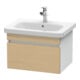 Duravit Meuble sous-lavabo DuraStyle 58x44,8 cm, chêne naturel/blanc, 1 tiroir, suspendu-1