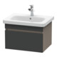 Duravit Meuble sous-lavabo DuraStyle 58x44,8 cm, gris, 1 tiroir, suspendu-1