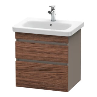 Duravit Meuble sous lavabo DuraStyle 58x44,8 cm, N dk/b ma, 2 tiroirs, suspendu