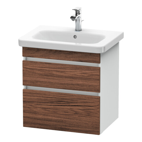 Duravit Meuble sous lavabo DuraStyle 58x44,8 cm, N dk/blanc mat, 2 tiroirs, suspendu