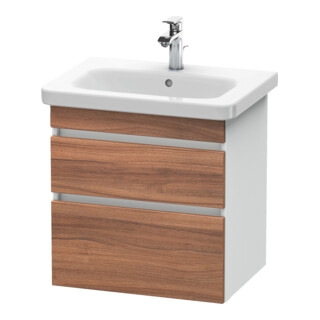 Duravit Meuble sous-lavabo DuraStyle 58x44,8 cm, N na/we ma, 2 tiroirs, suspendu mural