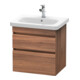 Duravit Meuble sous-lavabo DuraStyle 58x44,8 cm, noyer naturel, 2 tiroirs, suspendu-1