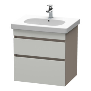Duravit Meuble sous-lavabo DuraStyle 60x45,3 cm, beige/mat, 2 tiroirs, suspendu