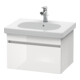 Duravit Meuble sous-lavabo DuraStyle 60x45,3 cm, blanc hg/b ma, 1 tiroir, suspendu