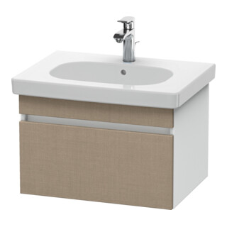 Duravit Meuble sous lavabo DuraStyle 60x45,3 cm, blanc mat, 1 tiroir, suspendu
