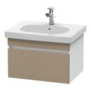 Duravit Meuble sous lavabo DuraStyle 60x45,3 cm, blanc mat, 1 tiroir, suspendu