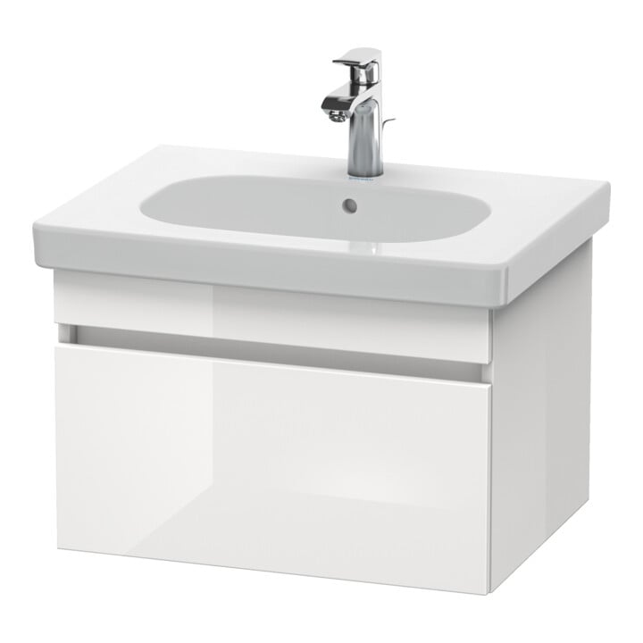 Duravit Meuble sous lavabo DuraStyle 60x45,3 cm, blanc mat, 1 tiroir, suspendu