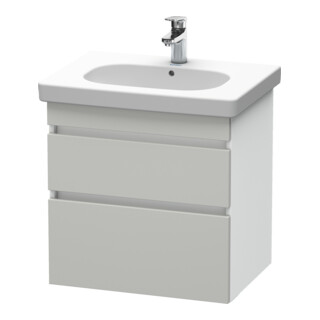 Duravit Meuble sous-lavabo DuraStyle 60x45,3 cm, blanc mat, 2 tiroirs, suspendu