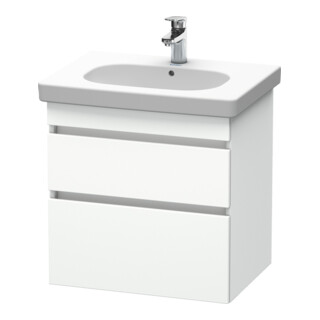 Duravit Meuble sous-lavabo DuraStyle 60x45,3 cm, blanc mat, 2 tiroirs, suspendu