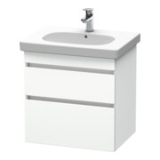 Duravit Meuble sous-lavabo DuraStyle 60x45,3 cm, blanc mat, 2 tiroirs, suspendu