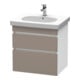 Duravit Meuble sous-lavabo DuraStyle 60x45,3 cm, blanc mat, 2 tiroirs, suspendu-1