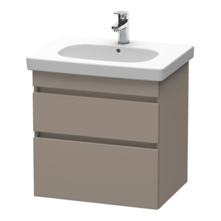 Duravit Meuble sous lavabo DuraStyle 60x45,3 cm, blanc mat, 2 tiroirs, suspendu