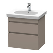 Duravit Meuble sous lavabo DuraStyle 60x45,3 cm, blanc mat, 2 tiroirs, suspendu