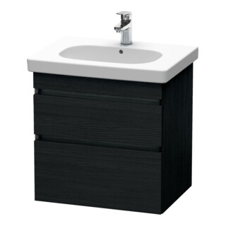 Duravit Meuble sous lavabo DuraStyle 60x45,3 cm, blanc œuf, 2 tiroirs, suspendu