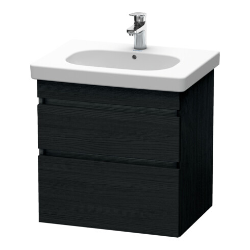 Duravit Meuble sous lavabo DuraStyle 60x45,3 cm, blanc œuf, 2 tiroirs, suspendu