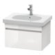 Duravit Meuble sous-lavabo DuraStyle 60x45,3 cm, blanc œuf/blanc, 1 tiroir, suspendu