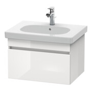 Duravit Meuble sous-lavabo DuraStyle 60x45,3 cm, chêne naturel/blanc, 1 tiroir, suspendu-2