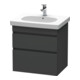 Duravit Meuble sous lavabo DuraStyle 60x45,3 cm, graph ma, 2 tiroirs, suspendu-1
