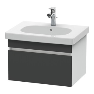 Duravit Meuble sous-lavabo DuraStyle 60x45,3 cm, gris m/we ma, 1 tiroir, suspendu