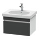 Duravit Meuble sous-lavabo DuraStyle 60x45,3 cm, gris m/we ma, 1 tiroir, suspendu-1