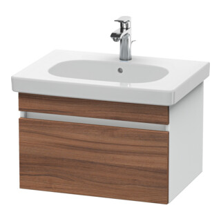 Duravit Meuble sous-lavabo DuraStyle 60x45,3 cm, N nat/blanc ma, 1 tiroir, suspendu
