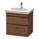 Duravit Meuble sous lavabo DuraStyle 60x45,3 cm, noyer foncé, 2 tiroirs, suspendu-1